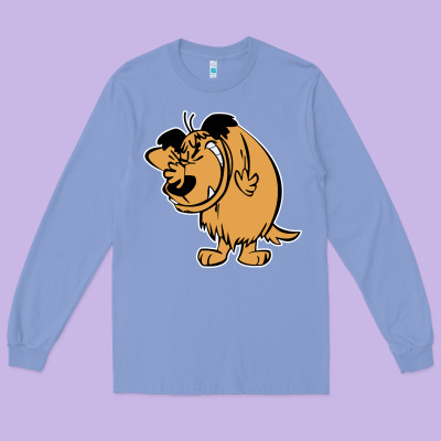 Smile Mumbly Muttley Dog Long Sleeve Tee Designed By Artisfamous