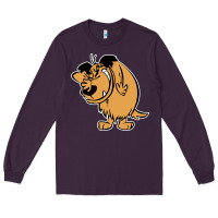 Plum smile mumbly muttley dog Long Sleeve Tee - artisFamous