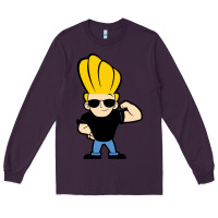 Plum johnny bravo chibi Long Sleeve Tee - artisFamous