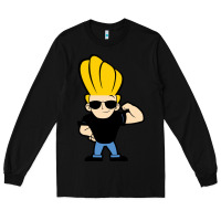 Black johnny bravo chibi Long Sleeve Tee - artisFamous