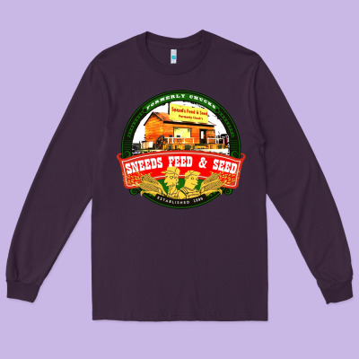 Sneeds Feed And Seed Long Sleeve Tee Designed By Artisfamous