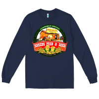 Navy sneeds feed and seed Long Sleeve Tee - artisFamous