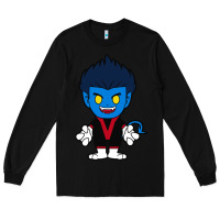 Black nightcrawler chibi Long Sleeve Tee - artisFamous