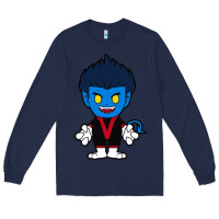 Navy nightcrawler chibi Long Sleeve Tee - artisFamous