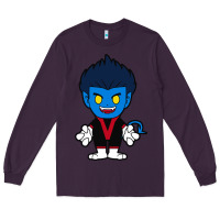 Plum nightcrawler chibi Long Sleeve Tee - artisFamous
