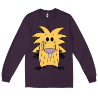 Plum norbet angry beaver Long Sleeve Tee - artisFamous