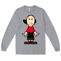Heather Grey olive oyl Long Sleeve Tee - artisFamous