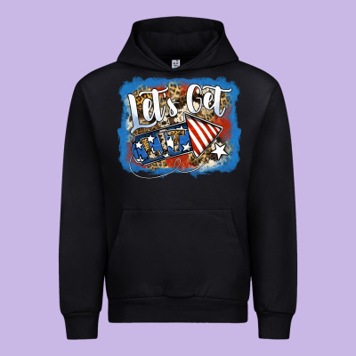Let's Get Lit Urban Hoodie Designed By Jasminsmagicworld