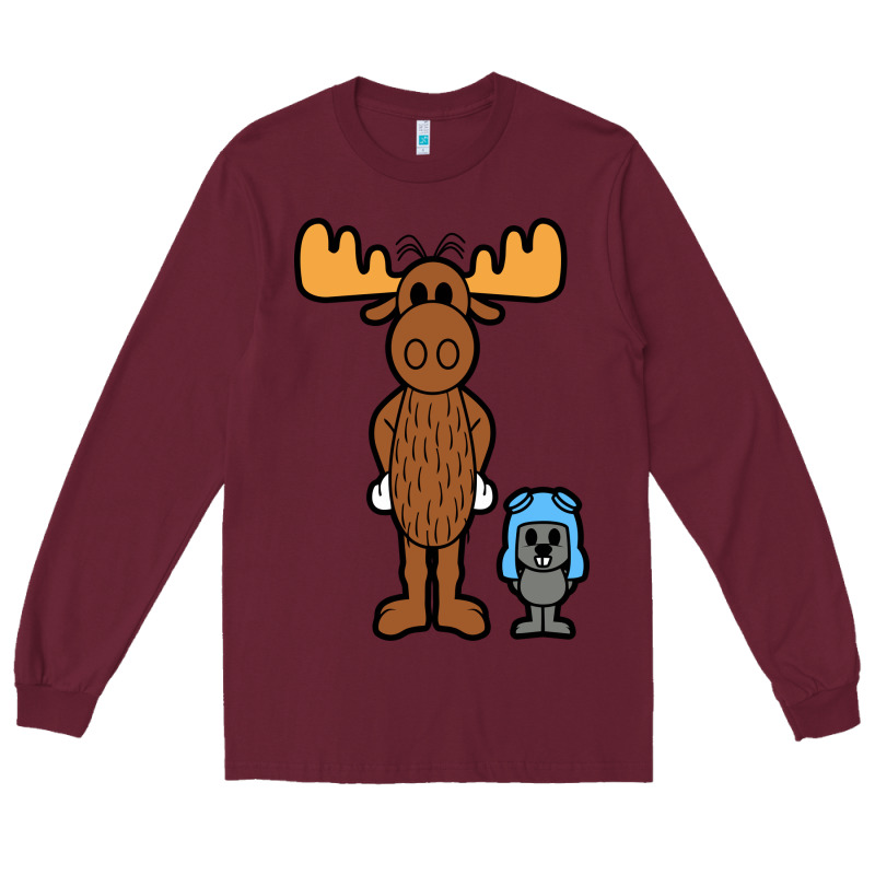 Rocky And Bullwinkle Long Sleeve Tee by artisFamous | Teevron
