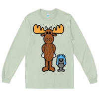 Matcha rocky and bullwinkle Long Sleeve Tee - artisFamous