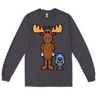 Smoke rocky and bullwinkle Long Sleeve Tee - artisFamous