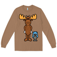 Toasted Coconut rocky and bullwinkle Long Sleeve Tee - artisFamous