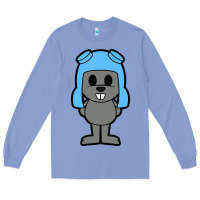 Colony Blue rocky the squirrel Long Sleeve Tee - artisFamous