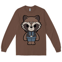 Chestnut rocket racoon chibi Long Sleeve Tee - artisFamous
