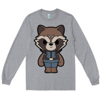 Rocket Racoon Chibi Long Sleeve Tee | Teevron