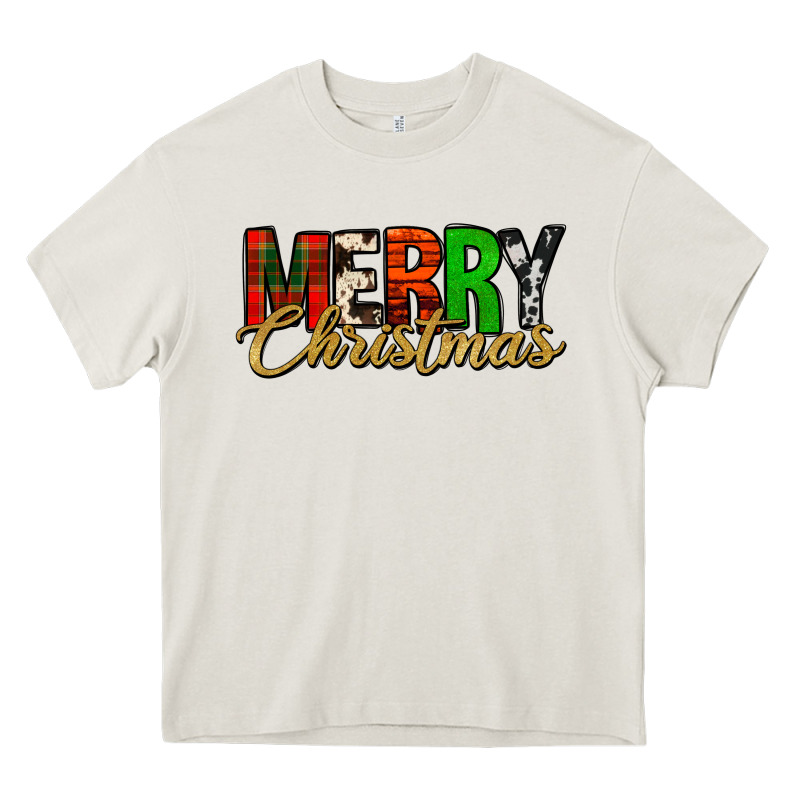 Merry Christmas Western Heavy Core Tee by Jasminsmagicworld | Teevron