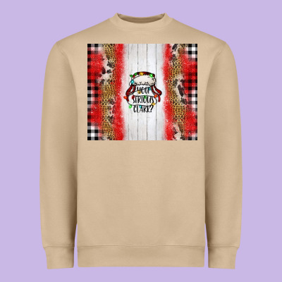 Western You Serious Clark Heavyweight Sweatshirt Designed By Jasminsmagicworld