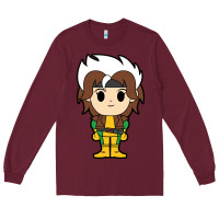 Burgundy rogue x men chibi Long Sleeve Tee - artisFamous
