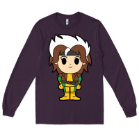 Plum rogue x men chibi Long Sleeve Tee - artisFamous