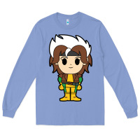 Colony Blue rogue x men chibi Long Sleeve Tee - artisFamous