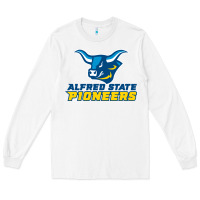 White alfred state Long Sleeve Tee - artisFamous