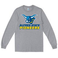 Heather Grey alfred state Long Sleeve Tee - artisFamous