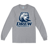 Heather Grey drew university Long Sleeve Tee - artisFamous