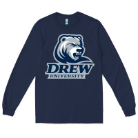 Navy drew university Long Sleeve Tee - artisFamous