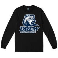 Black drew university Long Sleeve Tee - artisFamous