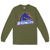 Army Green Boise Design Long Sleeve Tee - artisFamous
