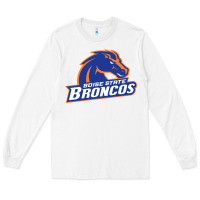 White Boise Design Long Sleeve Tee - artisFamous