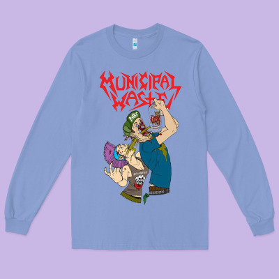 Municipal Waste New Long Sleeve Tee Designed By Artisfamous