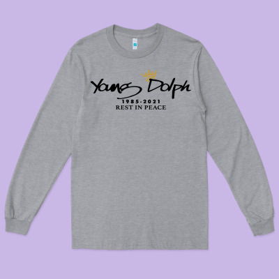 Rest In Peace Young Dolph Long Sleeve Tee Designed By Artisfamous