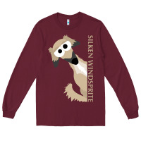 Burgundy silken windsprite classic Long Sleeve Tee - artisFamous