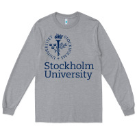 Heather Grey stockholm university Long Sleeve Tee - artisFamous