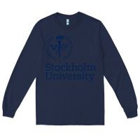 Navy stockholm university Long Sleeve Tee - artisFamous