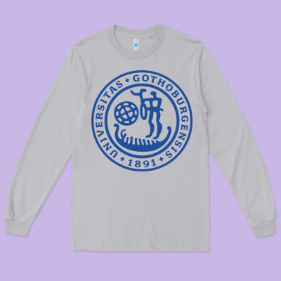University Of Gothenburg Long Sleeve Tee Designed By Artisfamous