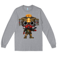 Heather Grey Funko Pop Long Sleeve Tee - artisFamous