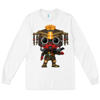 White Funko Pop Long Sleeve Tee - artisFamous