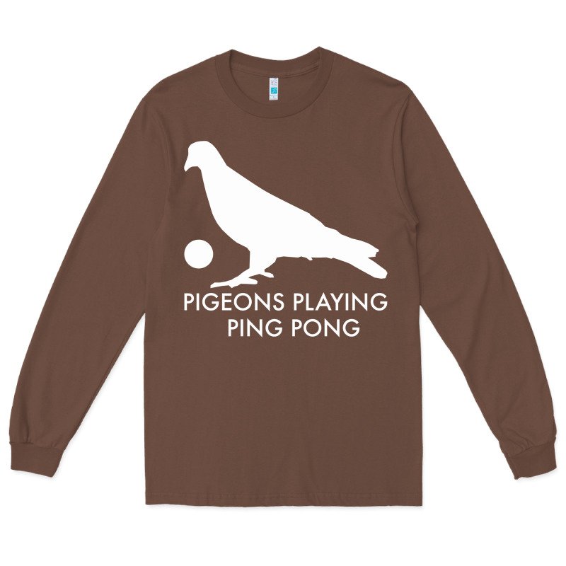 Best Pigeons Playing Ping Pong Music Long Sleeve Tee by artisFamous | Teevron