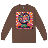 Chestnut Best Pigeons Playing Ping Pong Music Long Sleeve Tee - artisFamous