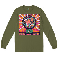 Army Green Best Pigeons Playing Ping Pong Music Long Sleeve Tee - artisFamous