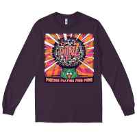 Plum Best Pigeons Playing Ping Pong Music Long Sleeve Tee - artisFamous