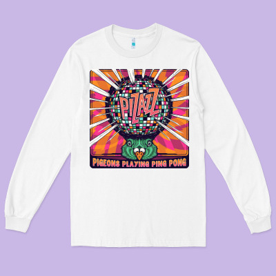 Best Pigeons Playing Ping Pong Music Long Sleeve Tee Designed By Artisfamous