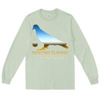 Matcha Best Pigeons Playing Ping Pong Music Long Sleeve Tee - artisFamous