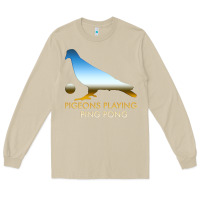 Mushroom Best Pigeons Playing Ping Pong Music Long Sleeve Tee - artisFamous