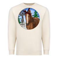Sandshell Horse Christmas Premium Sweatshirt - RanaPortraitStore