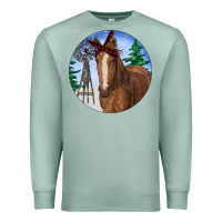 Seafoam Horse Christmas Premium Sweatshirt - RanaPortraitStore