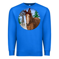 True Royal Horse Christmas Premium Sweatshirt - RanaPortraitStore