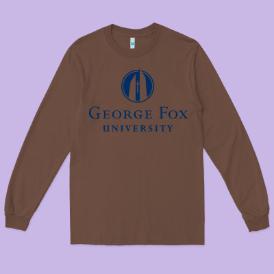 George Fox College Design Long Sleeve Tee Designed By Artisfamous